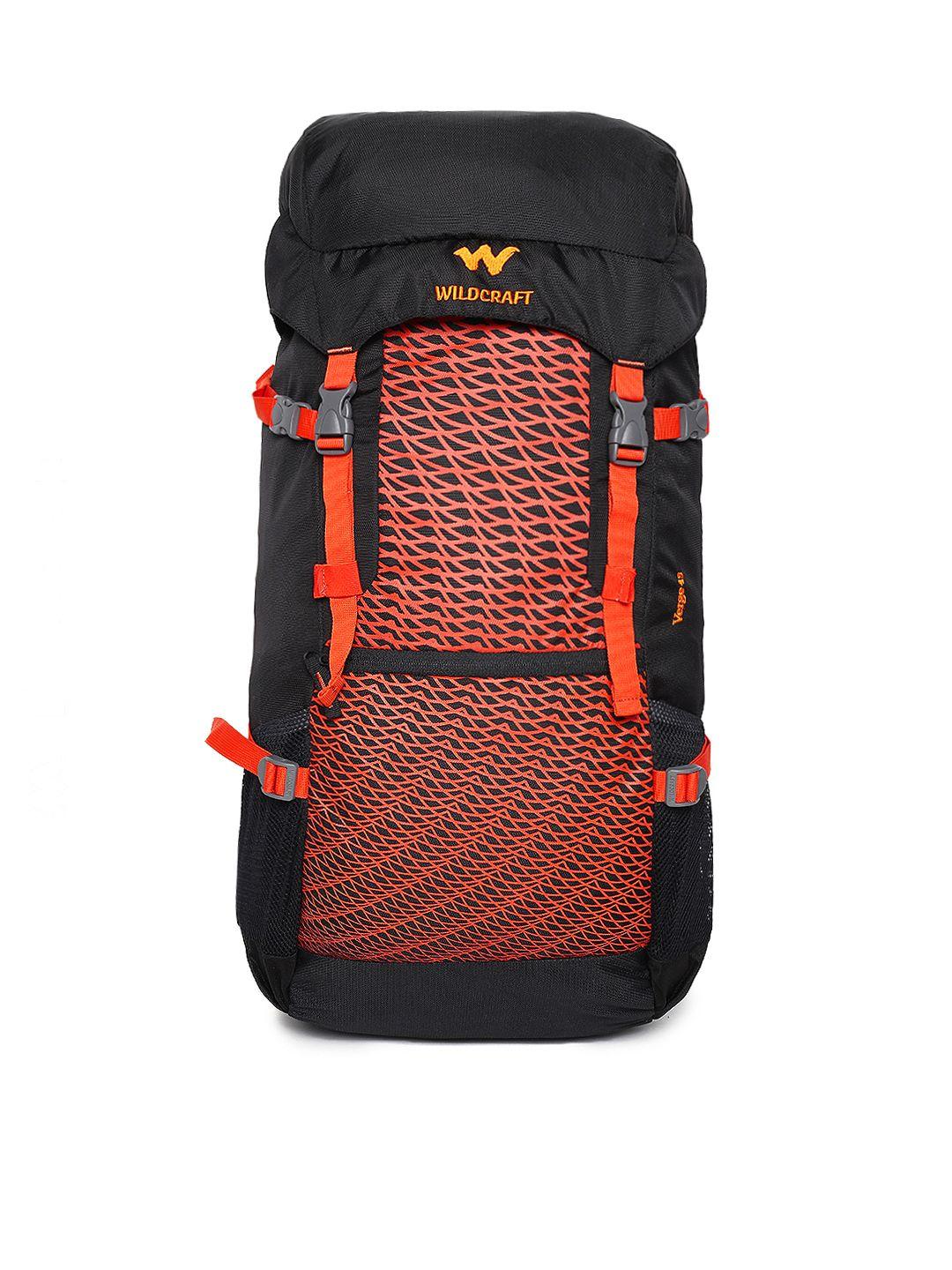 wildcraft unisex black verge 45 rucksack