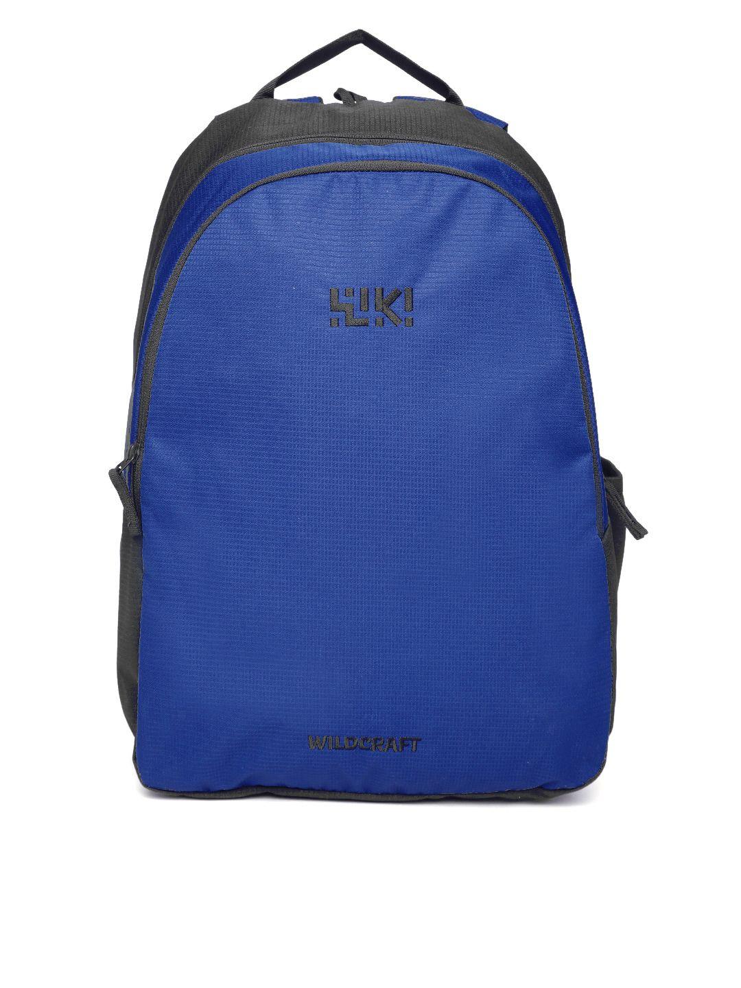 wildcraft unisex blue & black craft 1 solid backpack