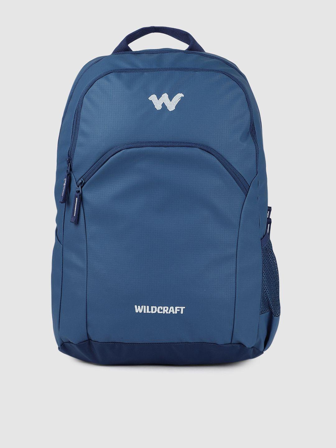 wildcraft unisex blue air 2 coated solid laptop backpack