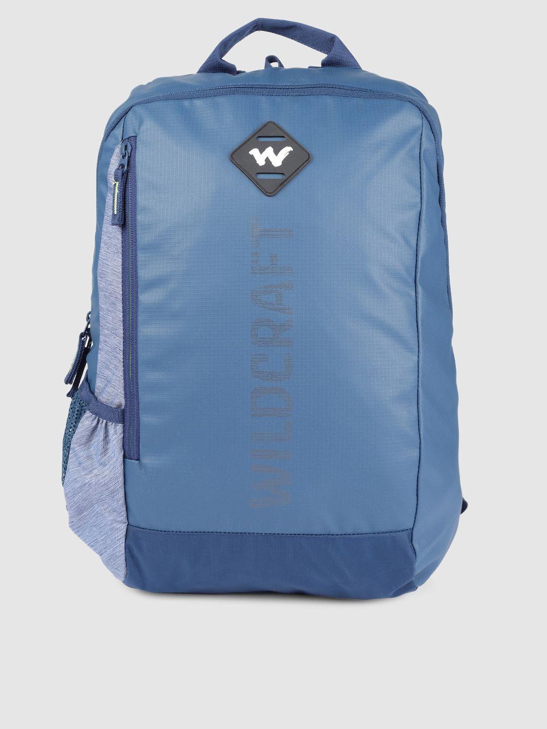 wildcraft unisex blue brand logo streak 2.0 plus laptop backpack