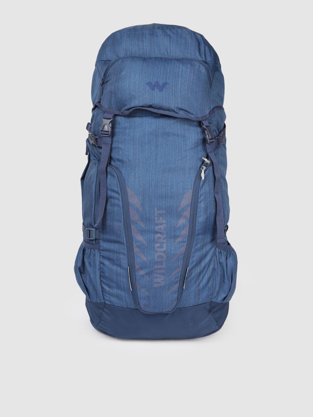 wildcraft unisex blue brand logo travel pro 50 rucksack