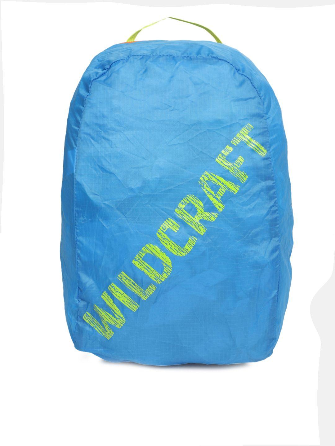 wildcraft unisex blue pac n go printed backpack