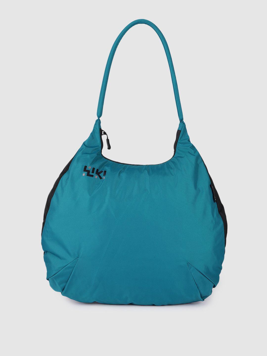 wildcraft unisex blue solid hobo bag