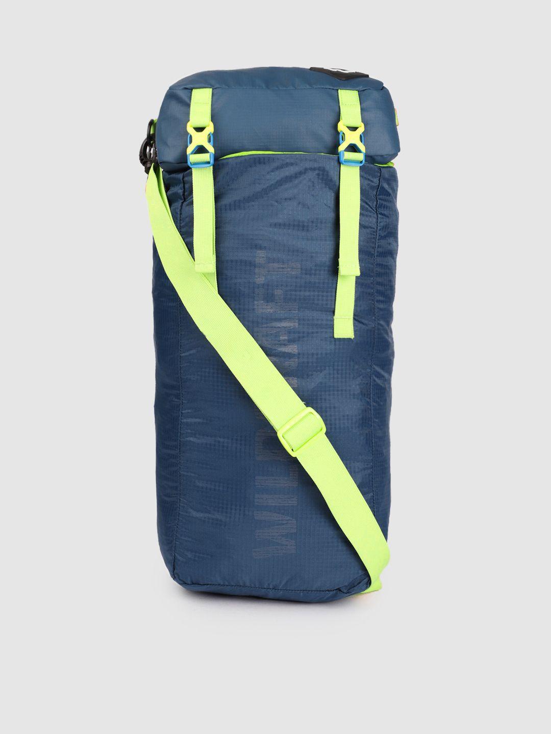 wildcraft unisex blue solid veloce convertible messenger bag
