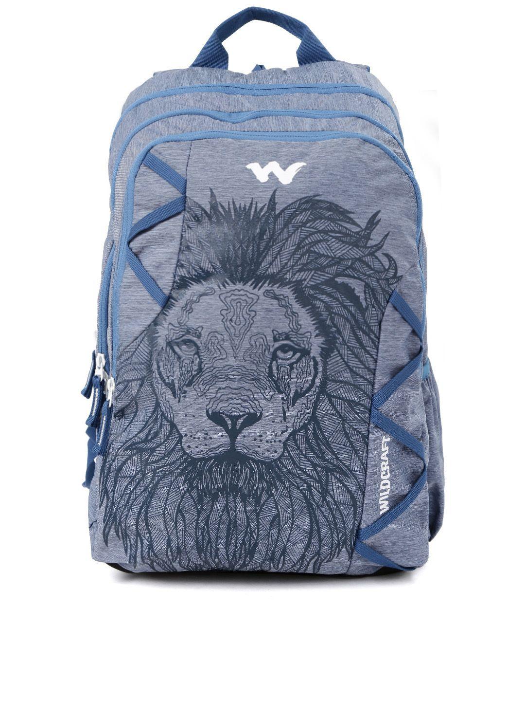 wildcraft unisex blue wc 5 dare printed backpack