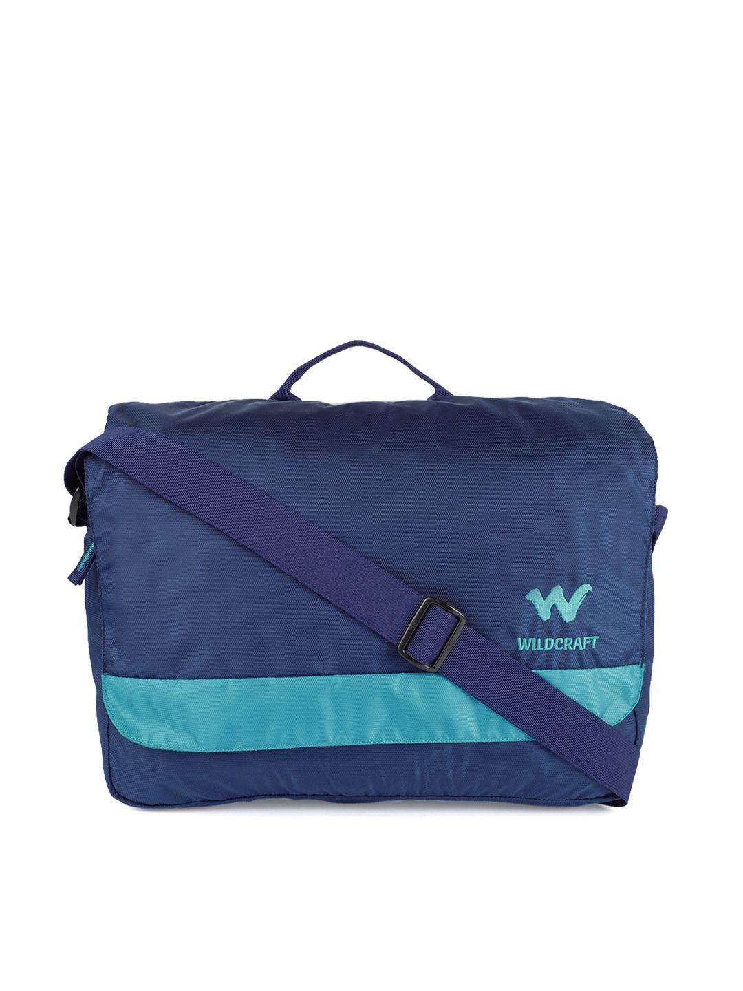 wildcraft unisex blue wiki swish-it solid messenger bag