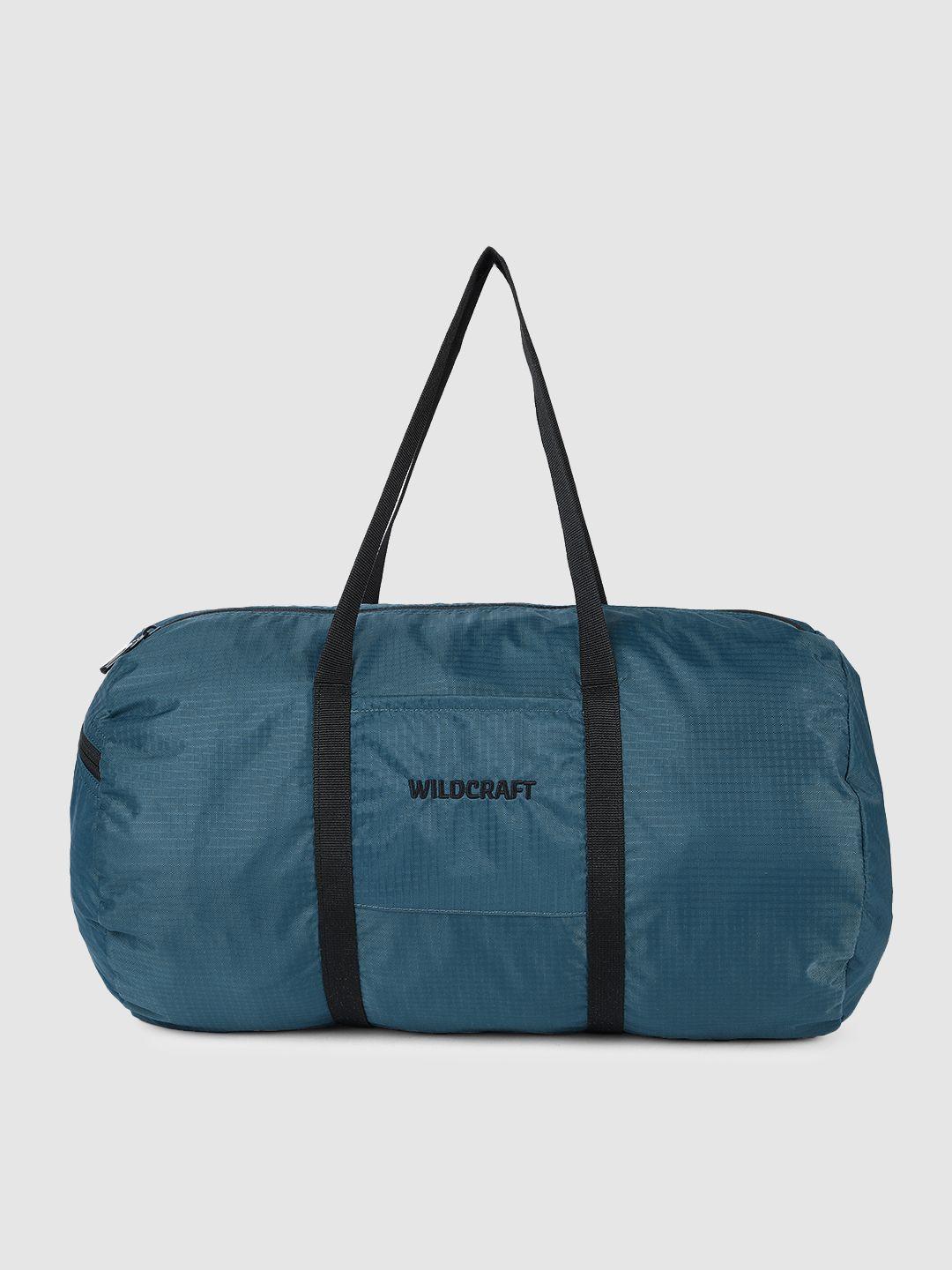 wildcraft unisex checked foldable duffel bag
