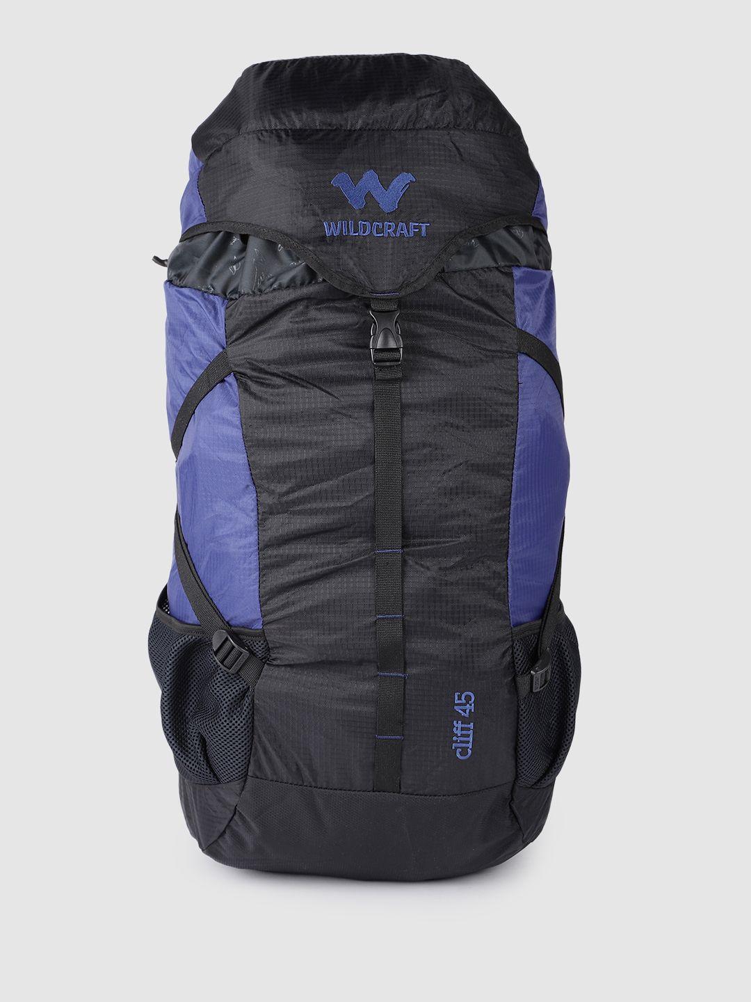 wildcraft unisex cliff 45l colourblocked rucksack