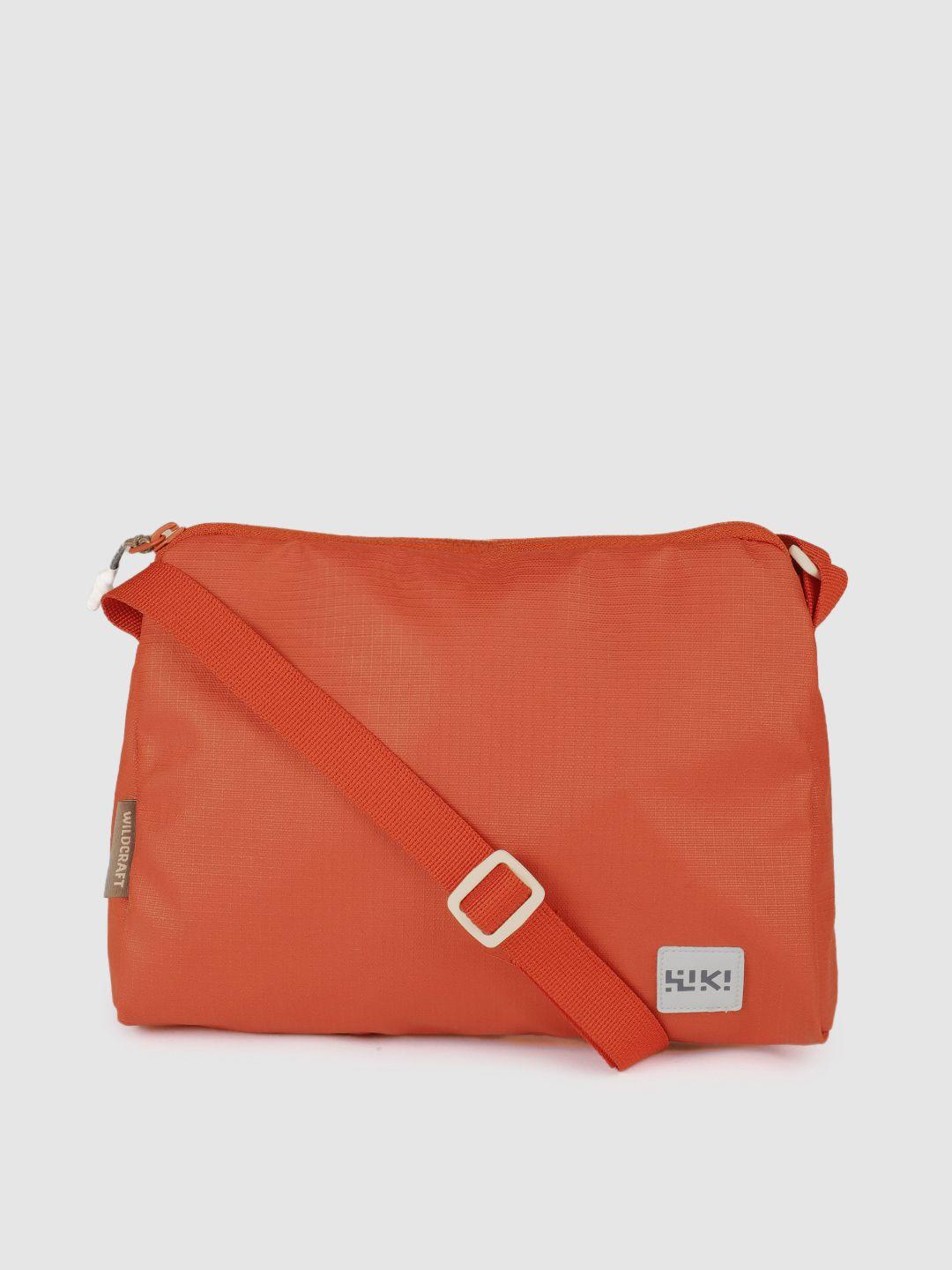 wildcraft unisex coral red solid twig messenger bag