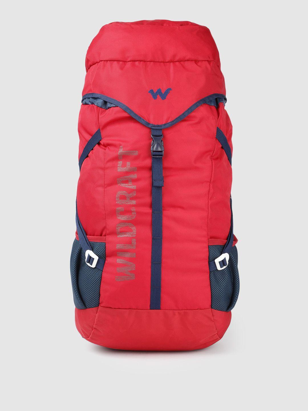 wildcraft unisex flip traveler 45l brand logo printed medium rucksack