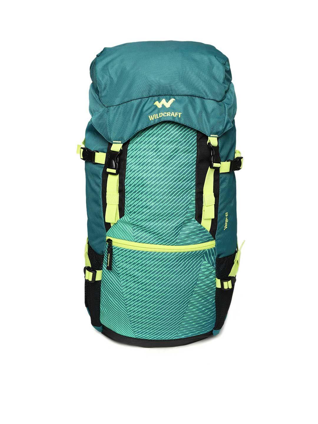 wildcraft unisex green verge 45 rucksack