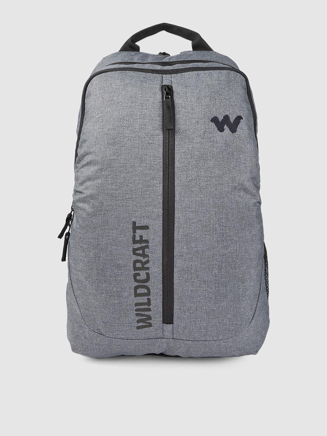 wildcraft unisex grey majestic_mel brand logo backpack