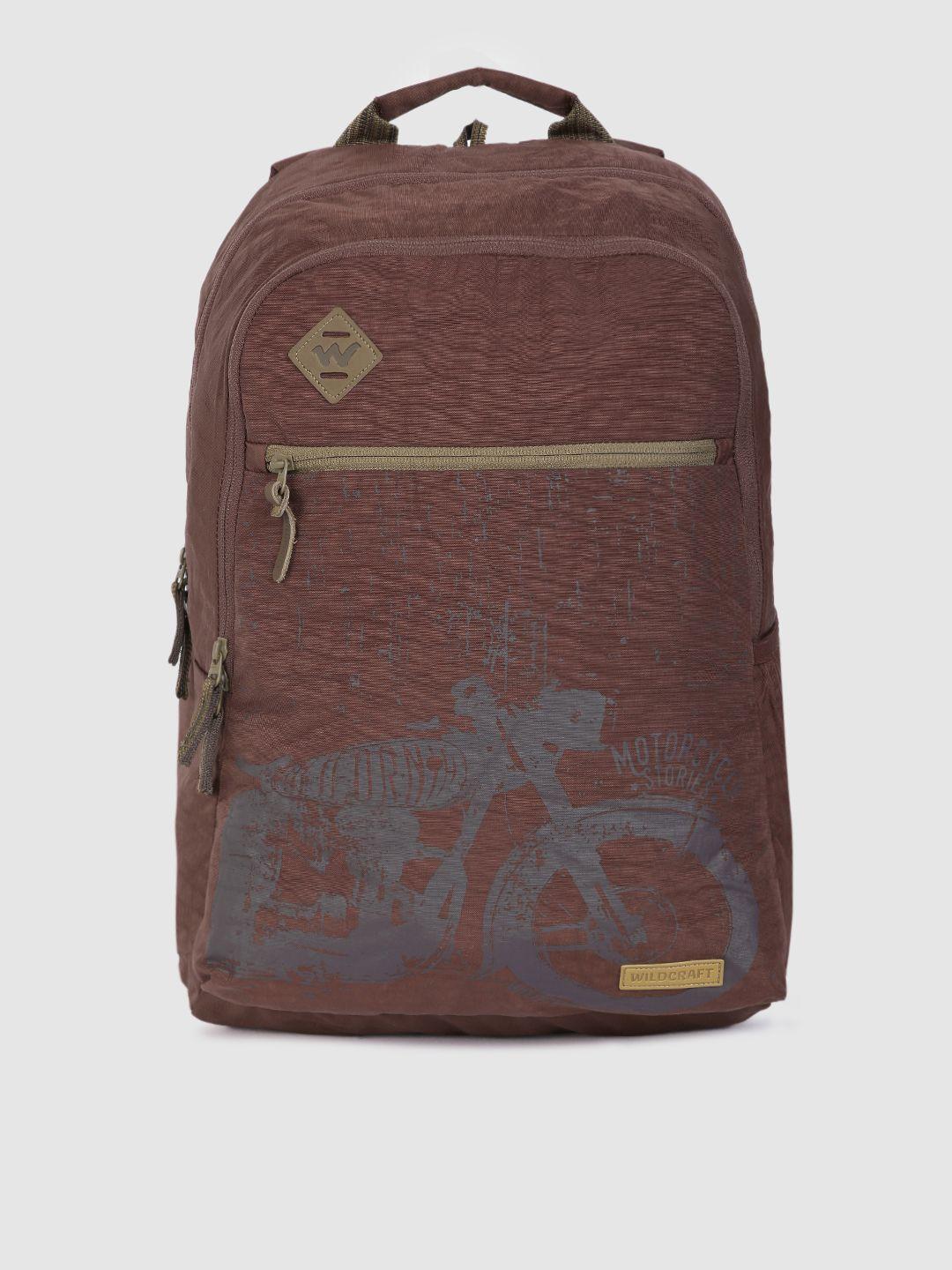 wildcraft unisex maroon graphic printed storm1 backpack