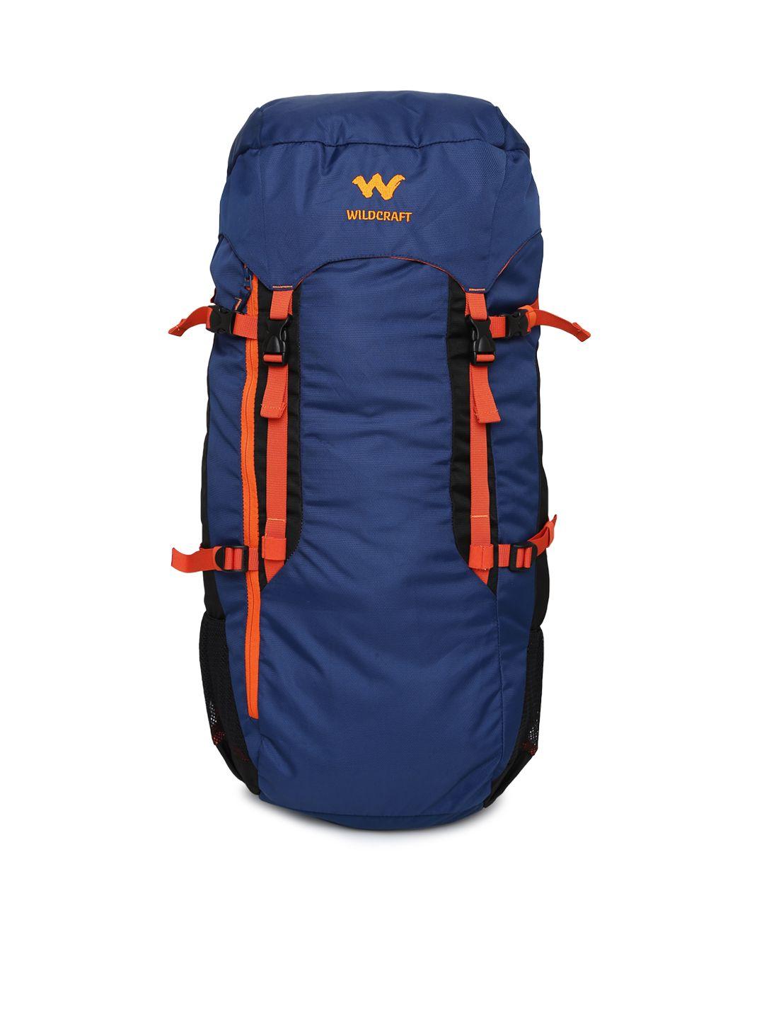 wildcraft unisex navy blue flip ruck 2 solid rucksack