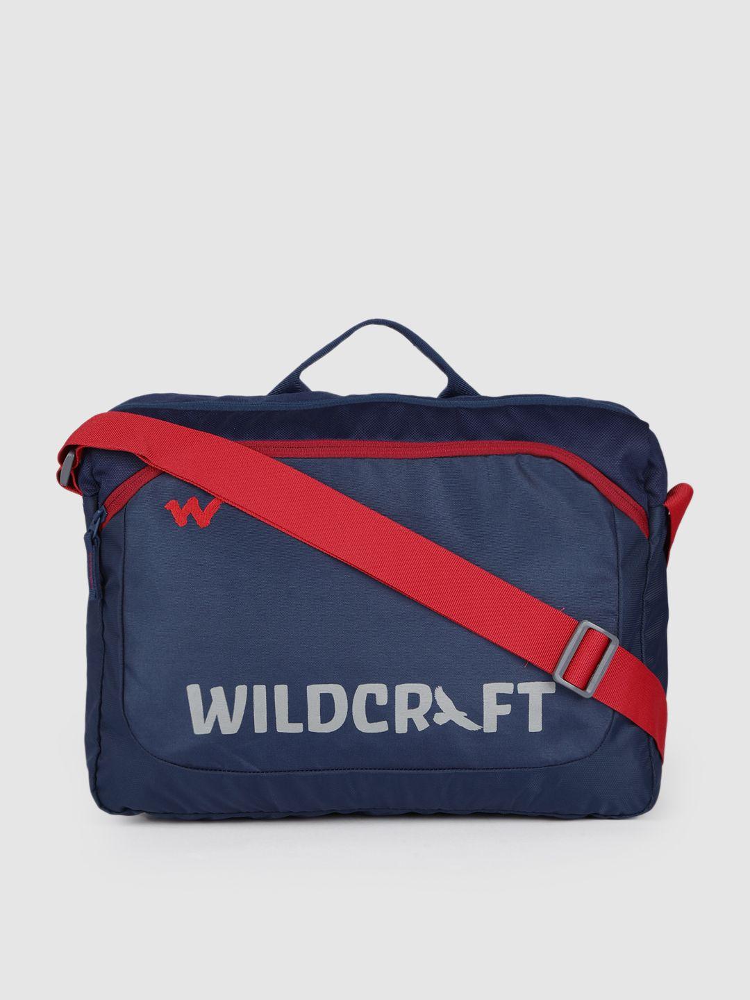 wildcraft unisex navy blue forerunner 1 printed messenger bag