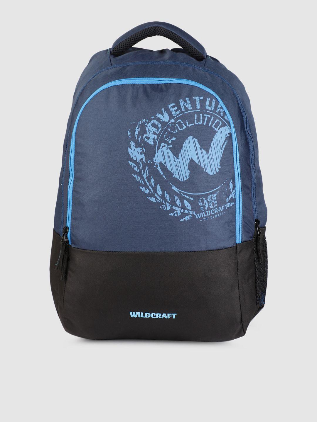 wildcraft unisex navy blue graphic backpack lp 4 backpack