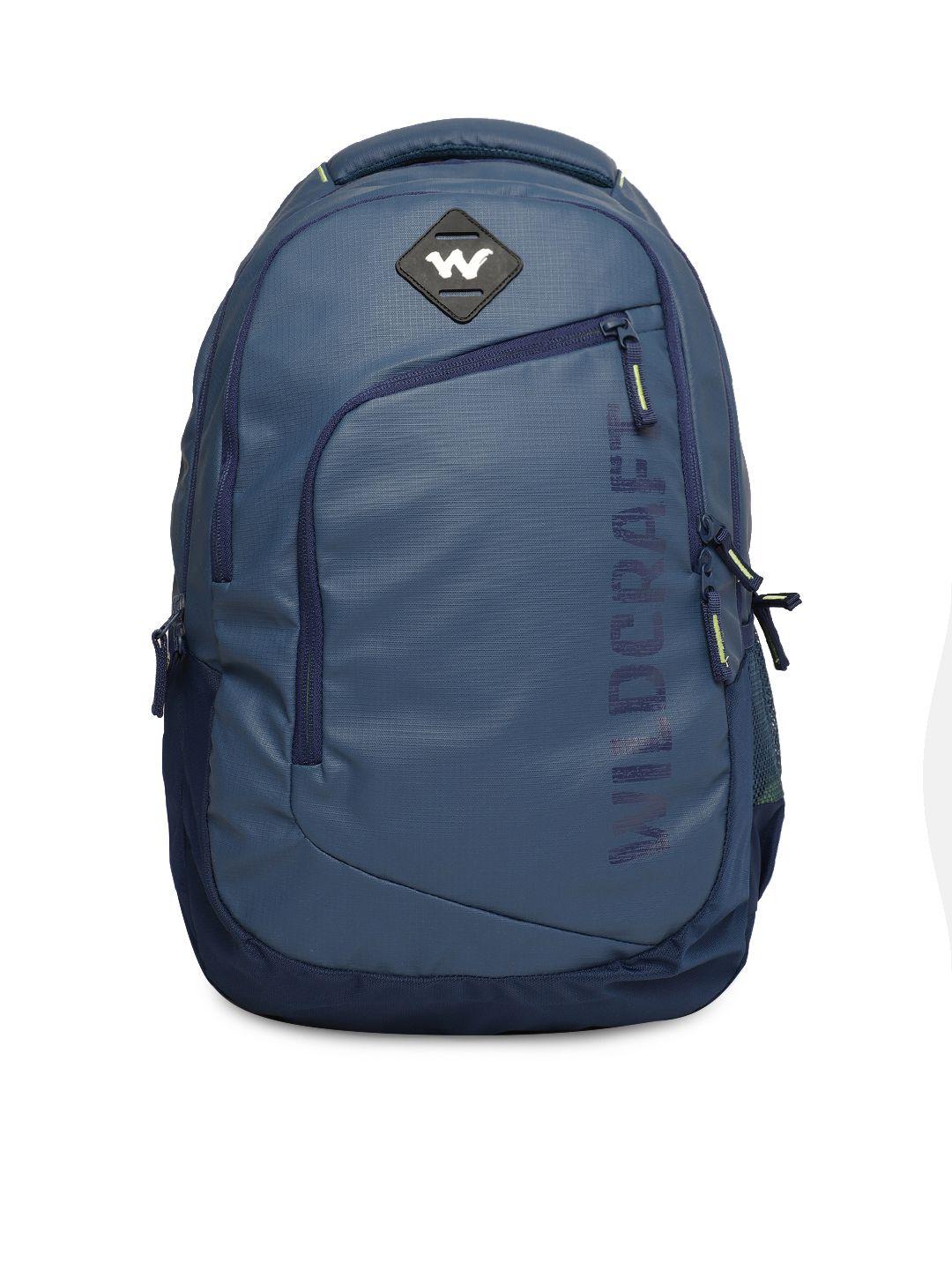 wildcraft unisex navy blue maestro plus solid backpack