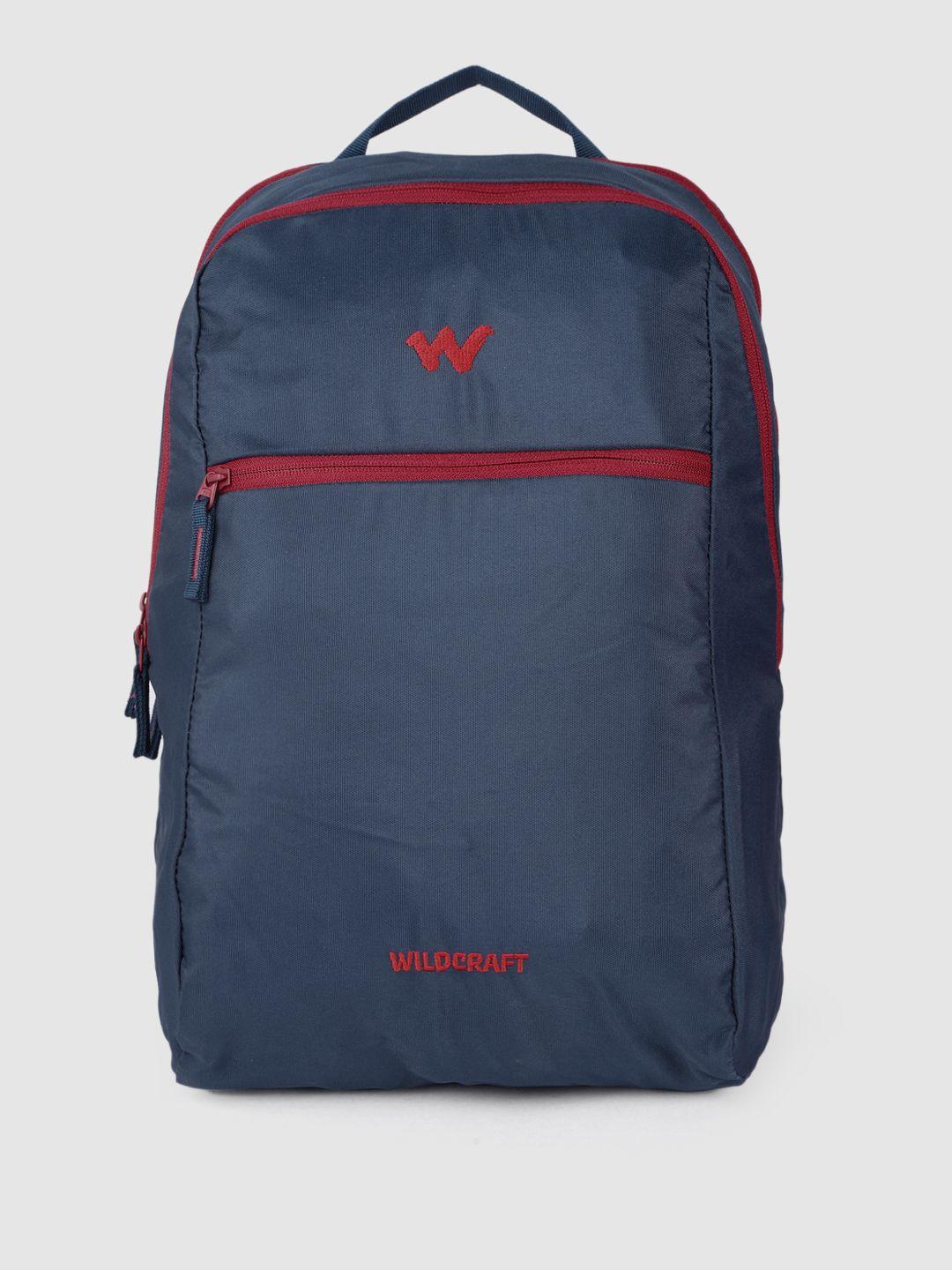 wildcraft unisex navy blue solid backpack