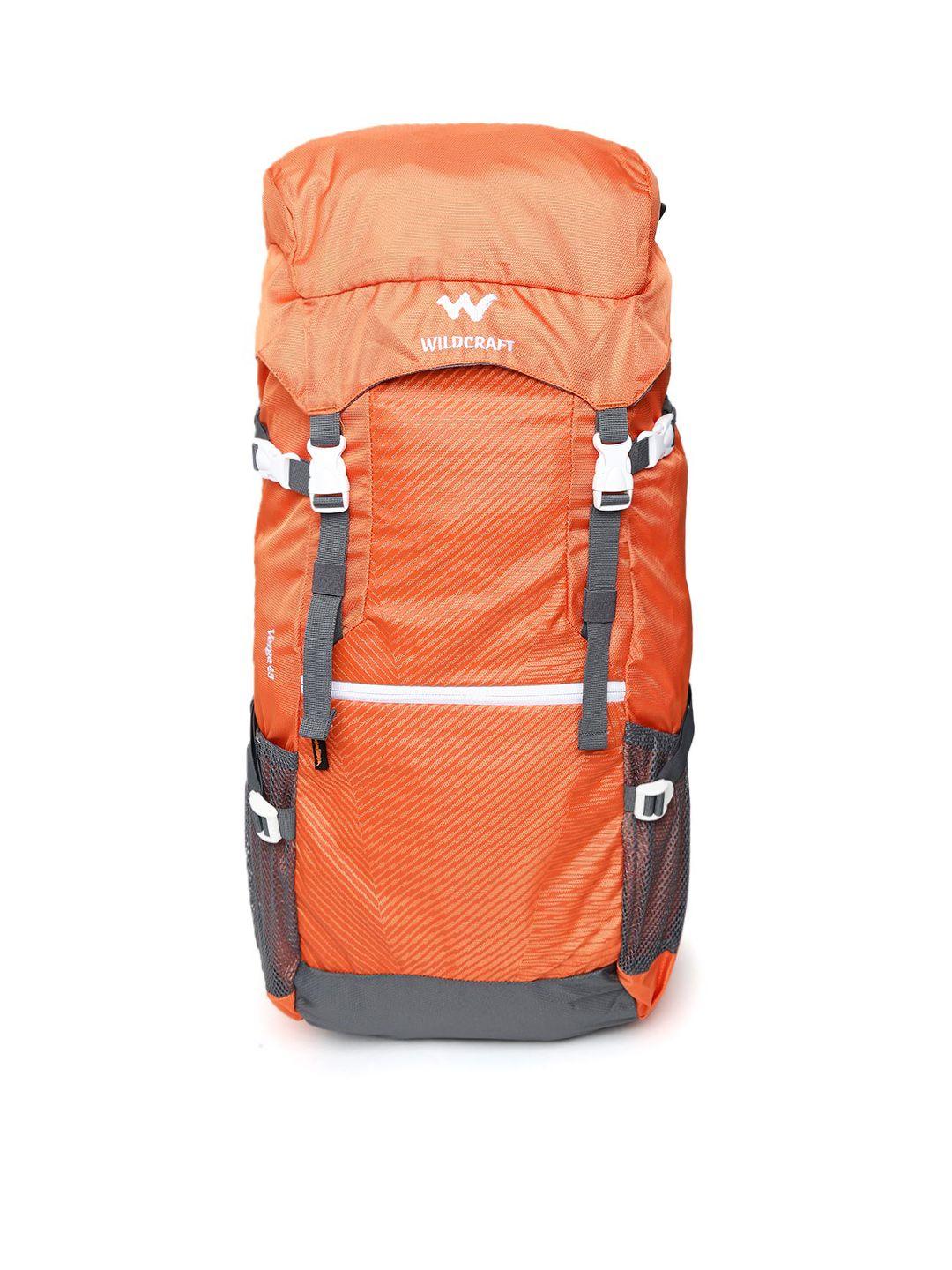 wildcraft unisex orange & grey verge 45 rucksack