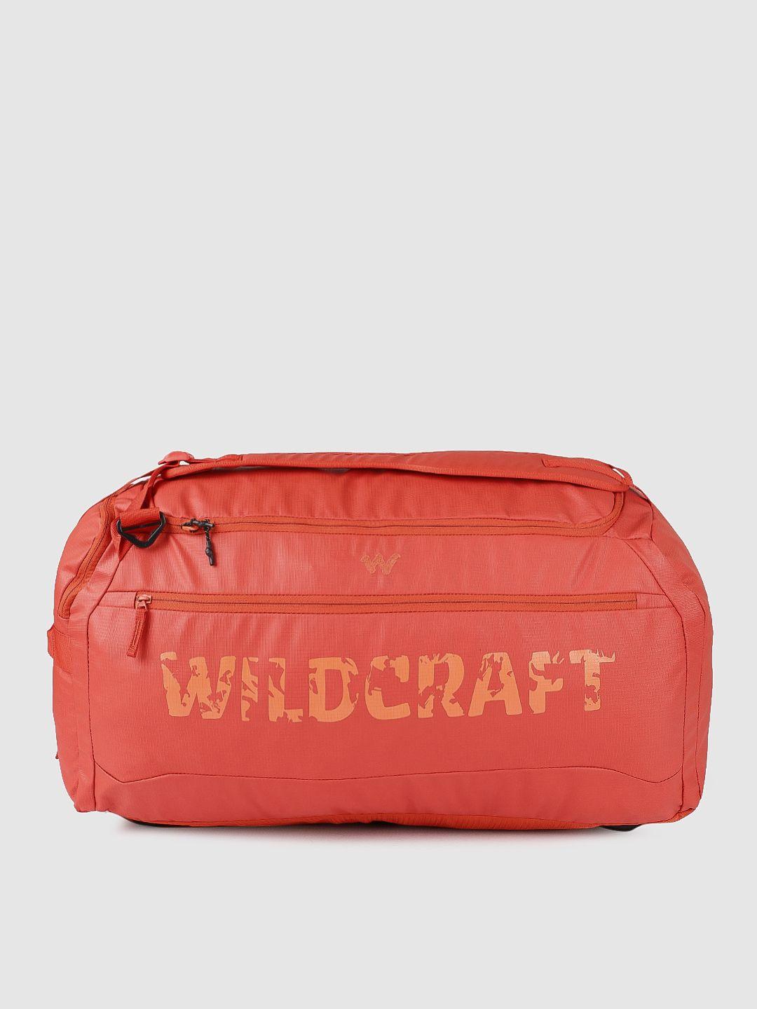 wildcraft unisex orange camper large duffel bag