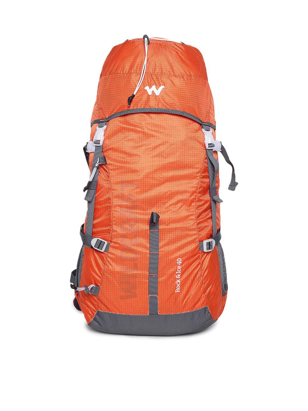 wildcraft unisex orange rock & ice 40 rucksack