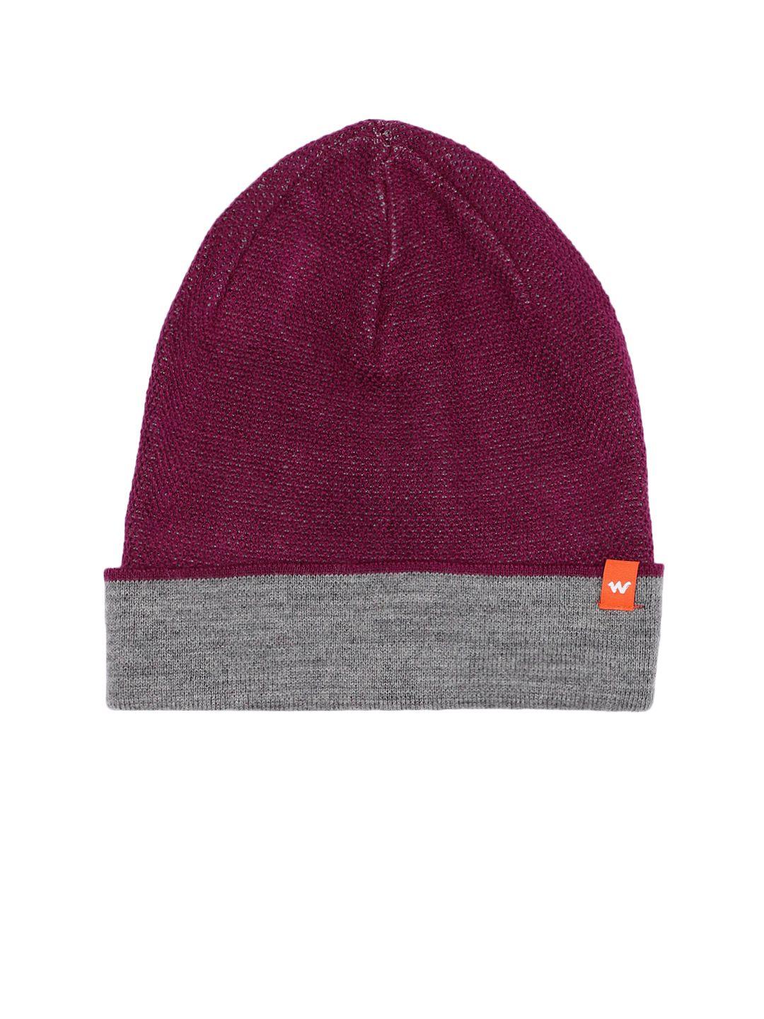 wildcraft unisex purple beanie