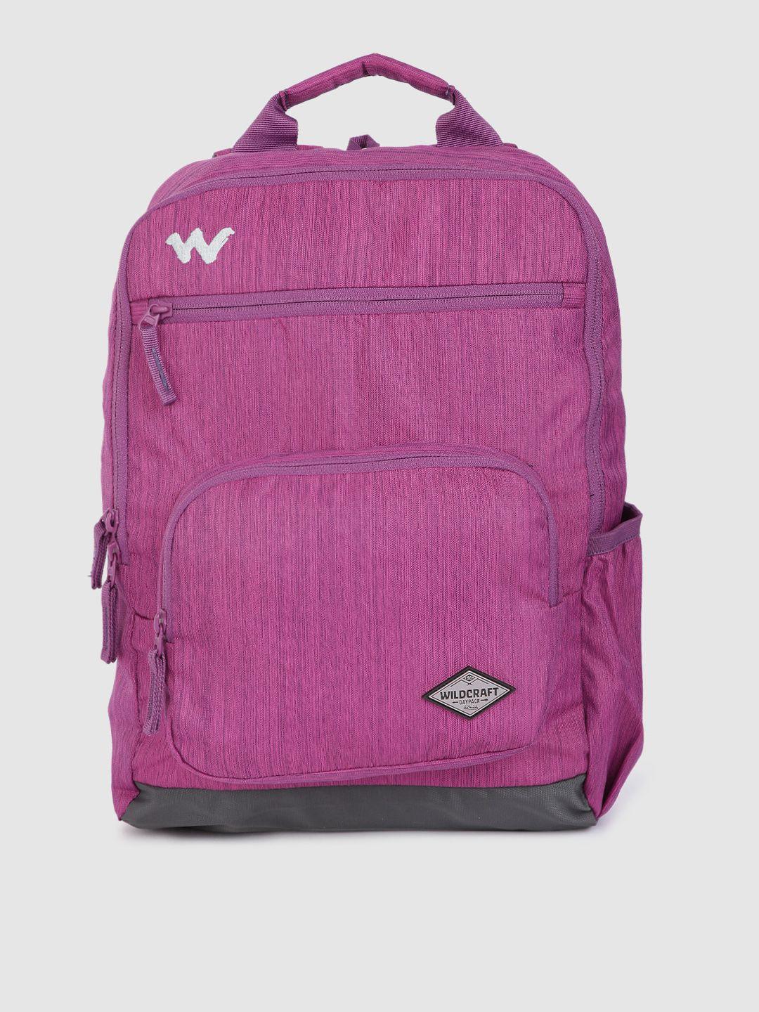 wildcraft unisex purple solid evo backpack