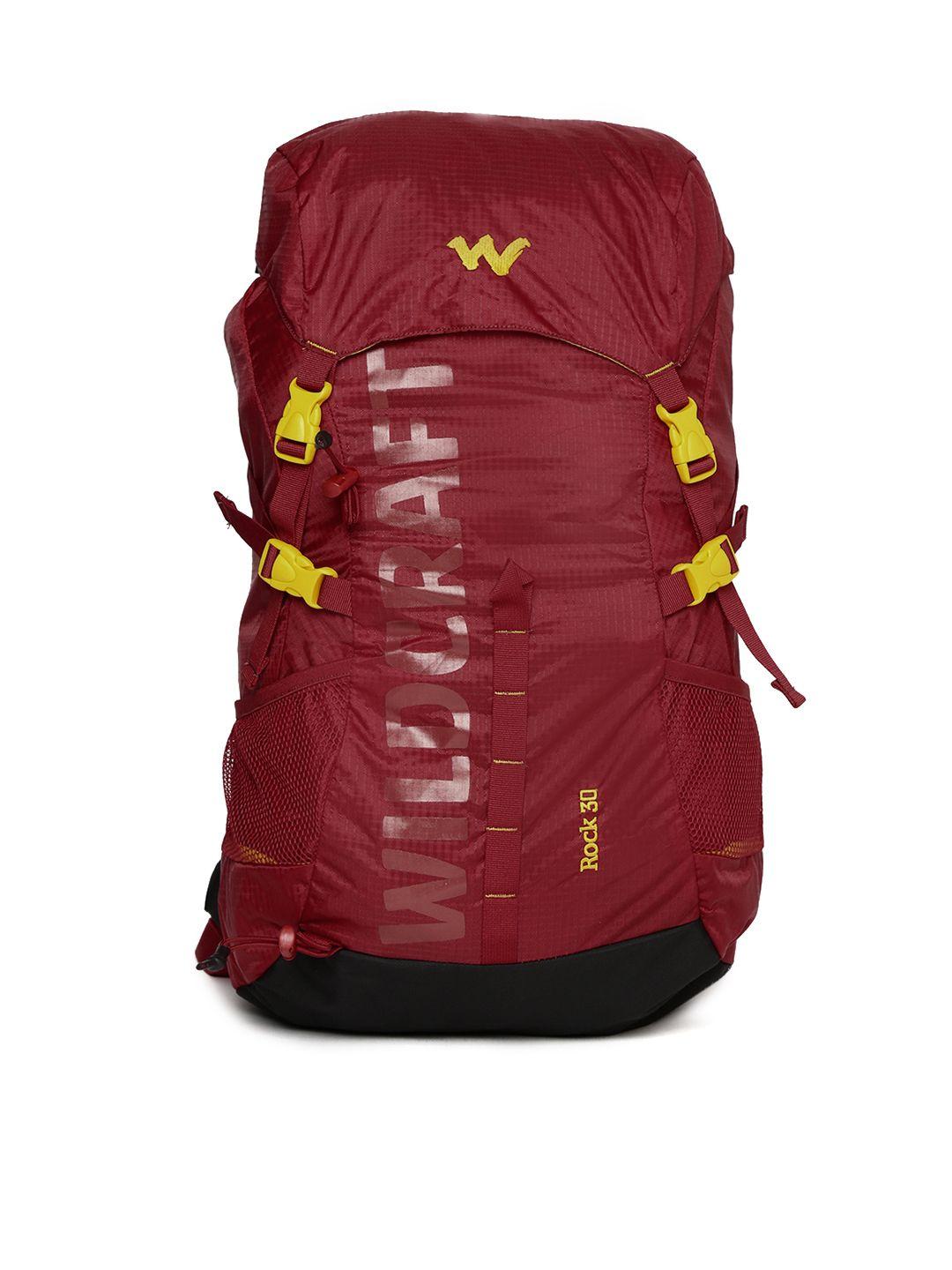 wildcraft unisex red printed rock rucksack