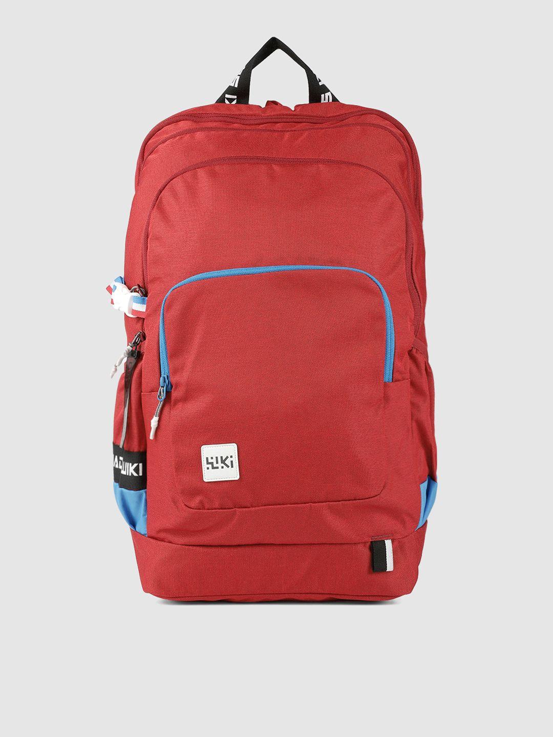 wildcraft unisex red solid backpack