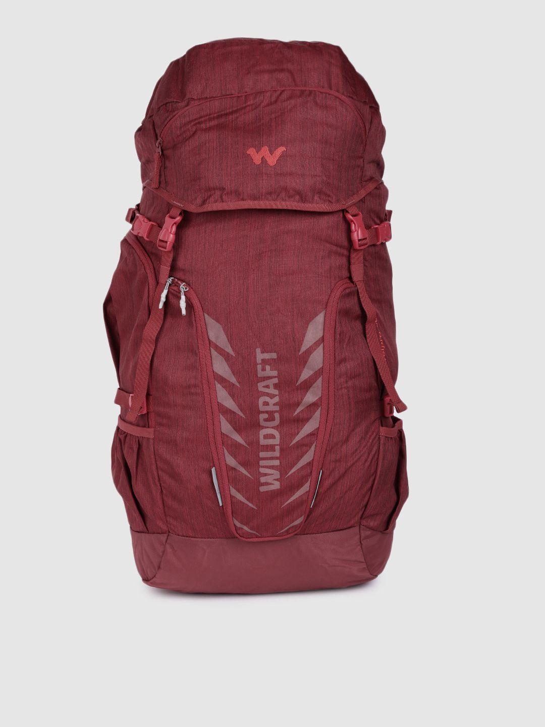 wildcraft unisex red travel pro 50 brand logo rucksack