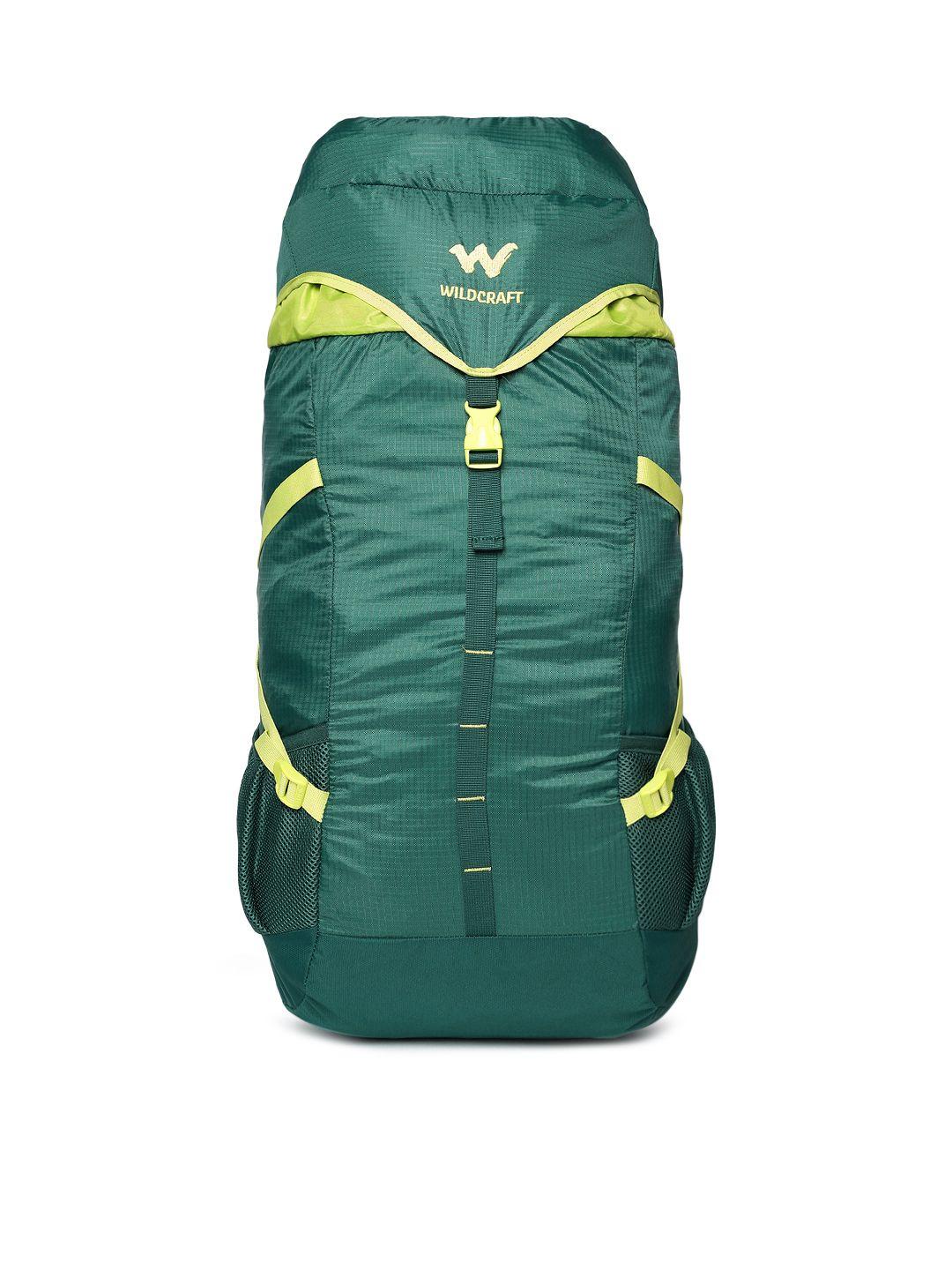 wildcraft unisex teal green solid flip ruck 1 rucksack