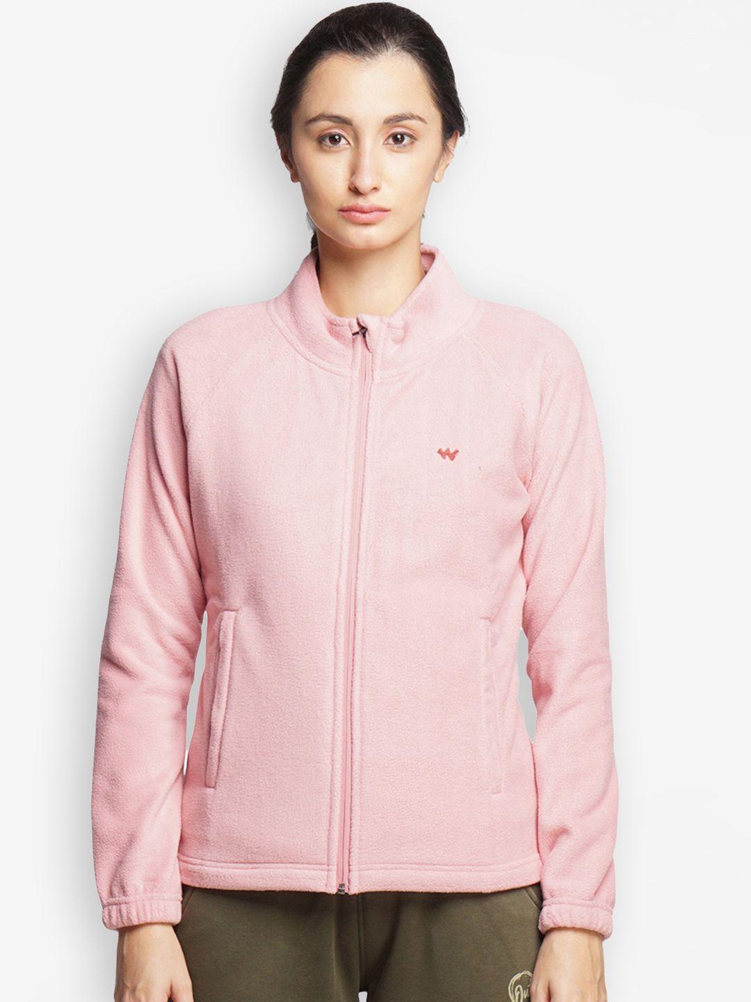 wildcraft women pink water resistant outdoor sporty jacket