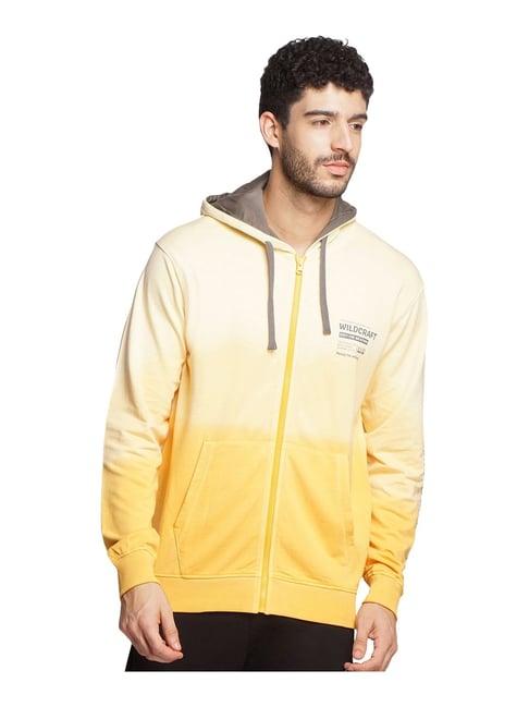 wildcraft yellow hooded sweatshirt