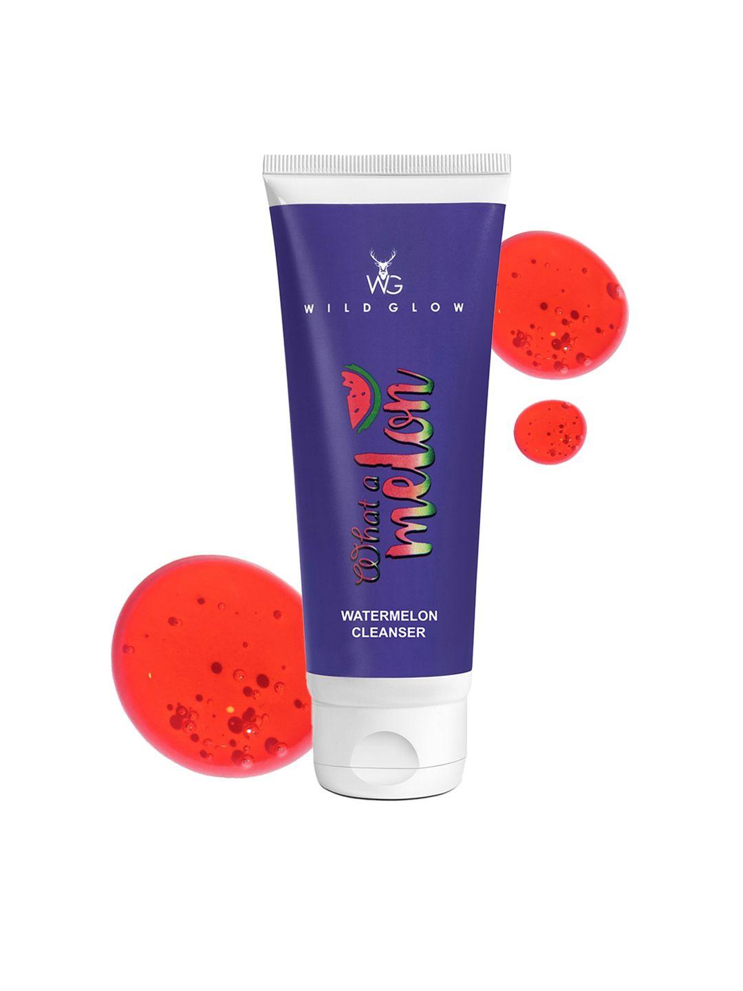 wildglow watermelon face wash get oil reduction & sun protection-100ml