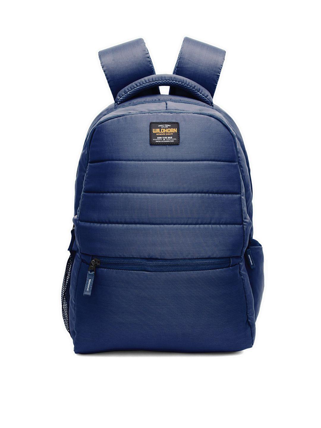 wildhorn blue solid casual backpack