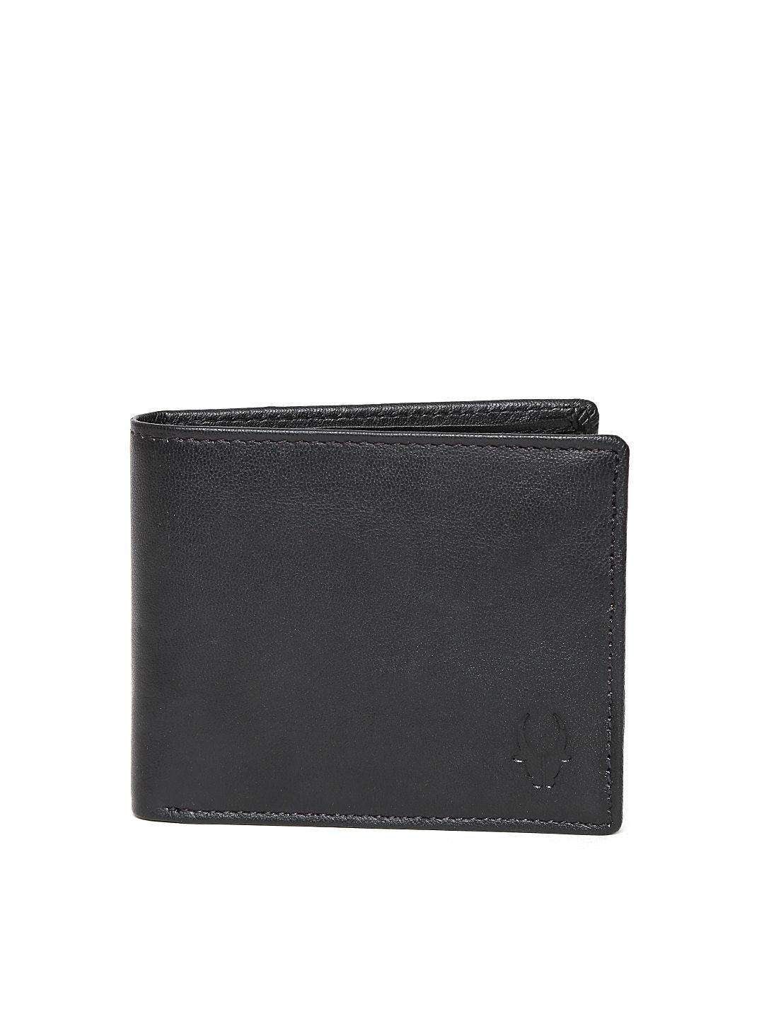 wildhorn men black leather wallet