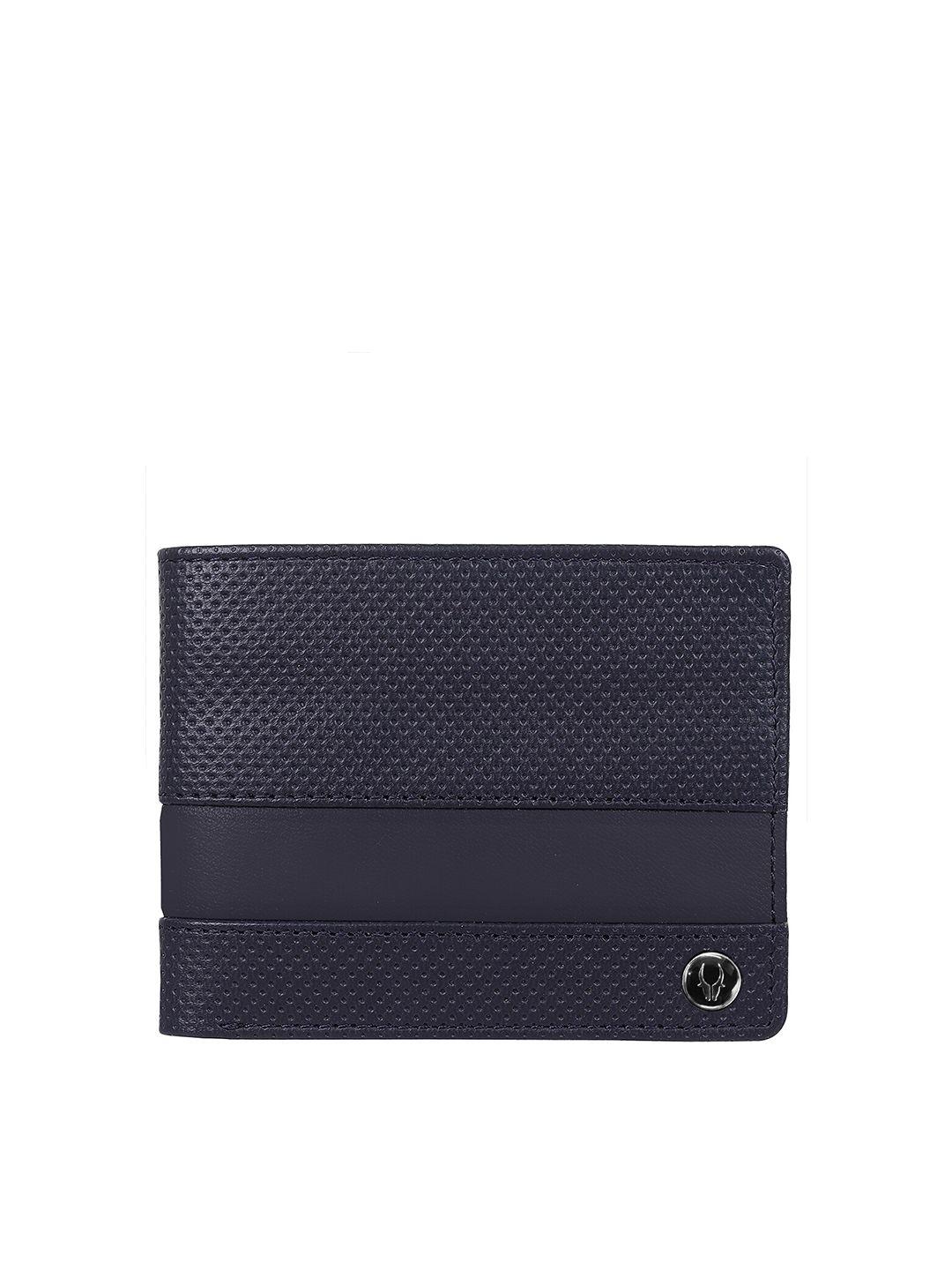 wildhorn men leather two fold wallet