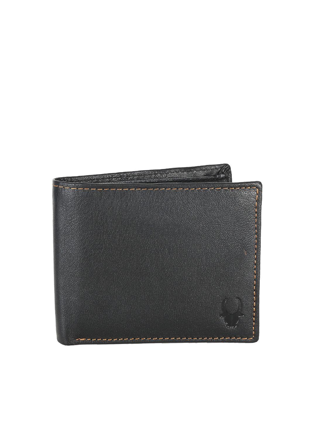 wildhorn unisex black genuine leather wallet