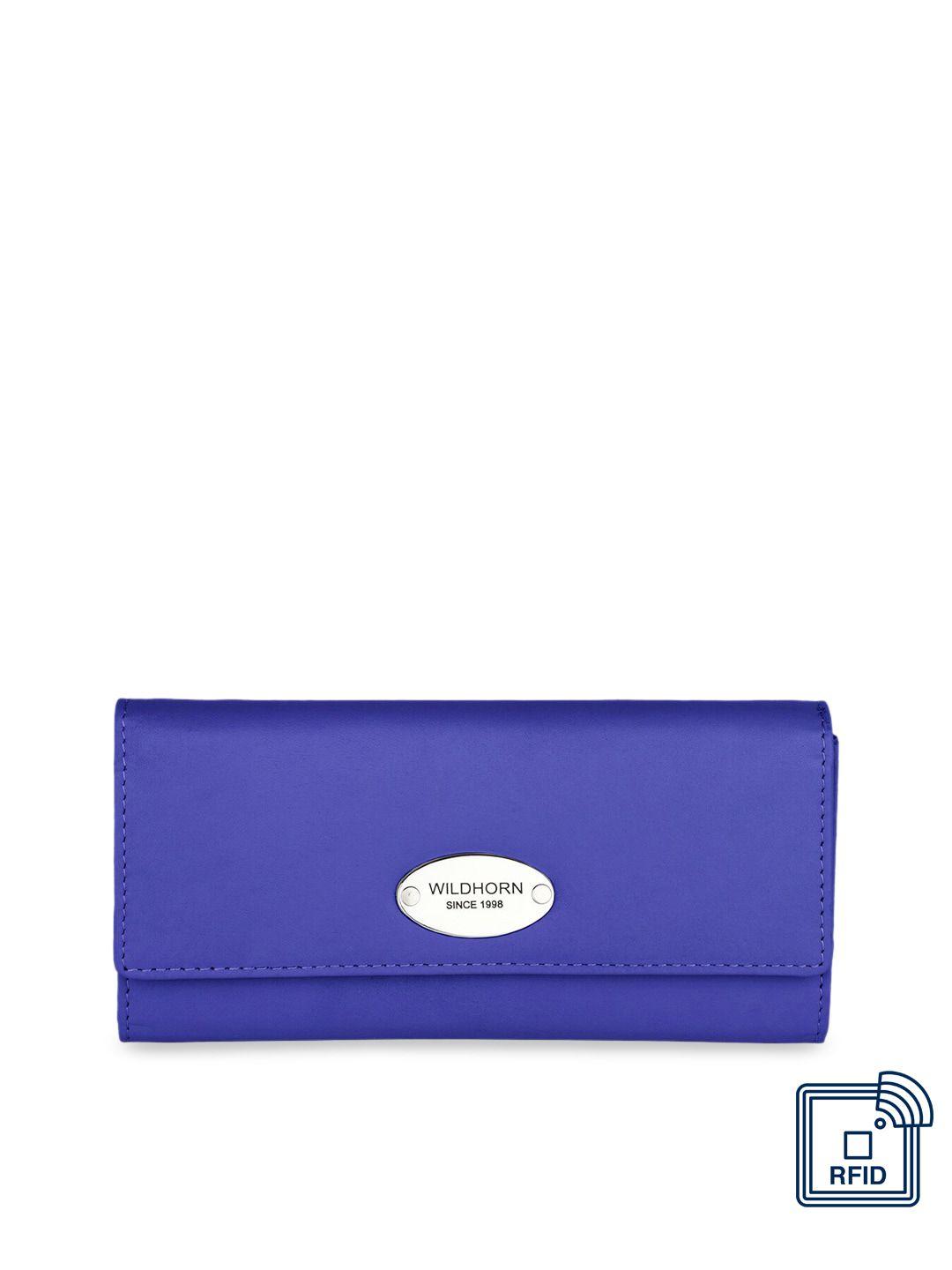 wildhorn women blue solid envelope