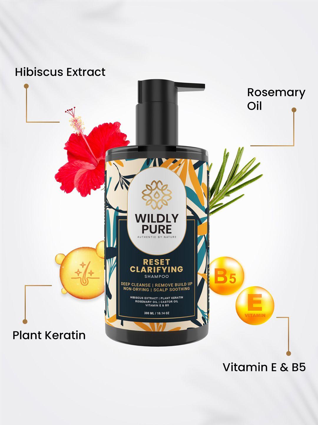 wildly pure reset clarifying shampoo - 300ml