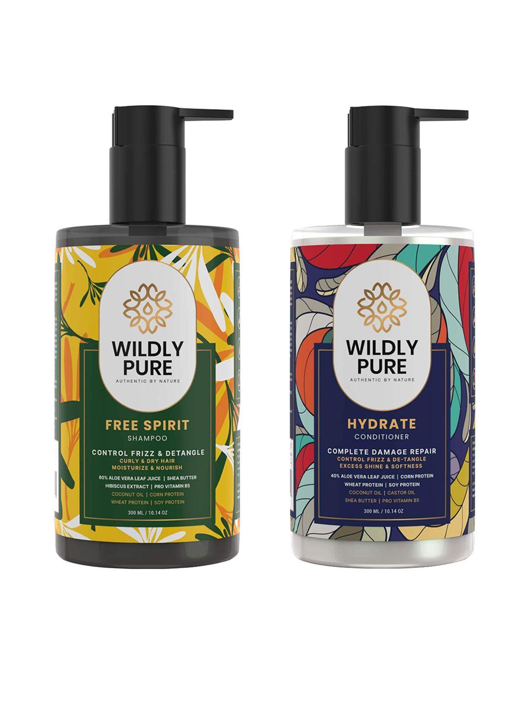 wildly pure set of 2 curl definition shampoo & conditioner 300ml each