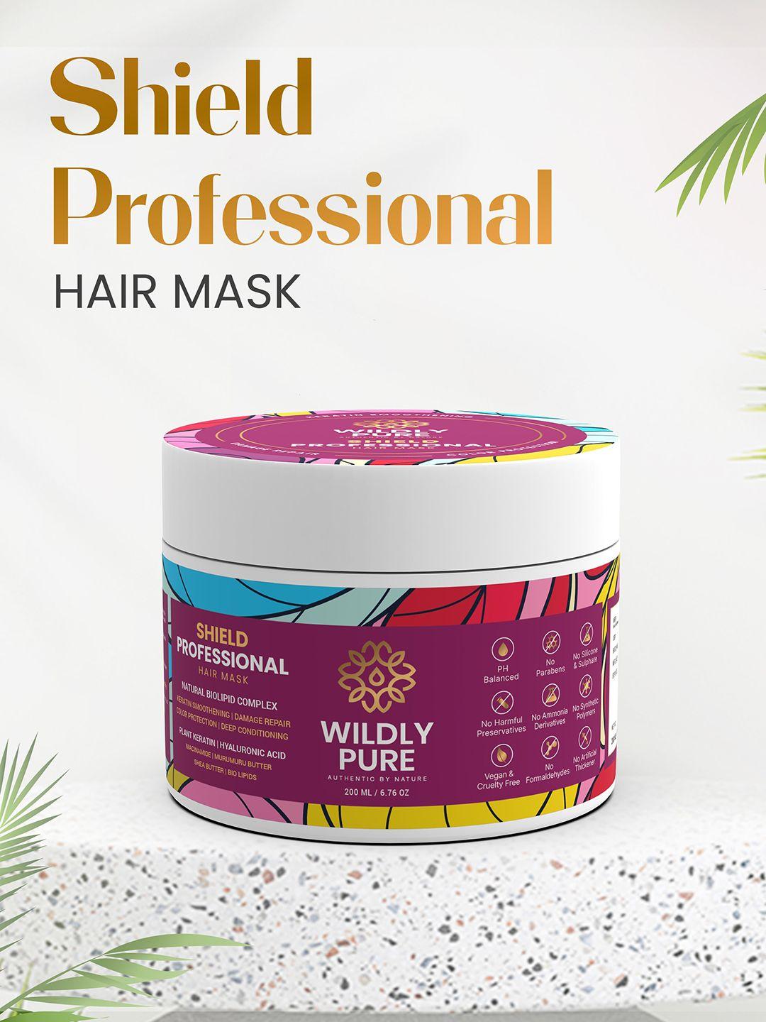 wildly pure shield keratin hair mask - 200ml