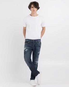 willbi regular fit maestro mid-wash jeans
