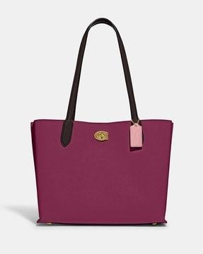 willow colourblocked large tote bag