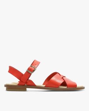 willow gild strappy sandals with buckle closure