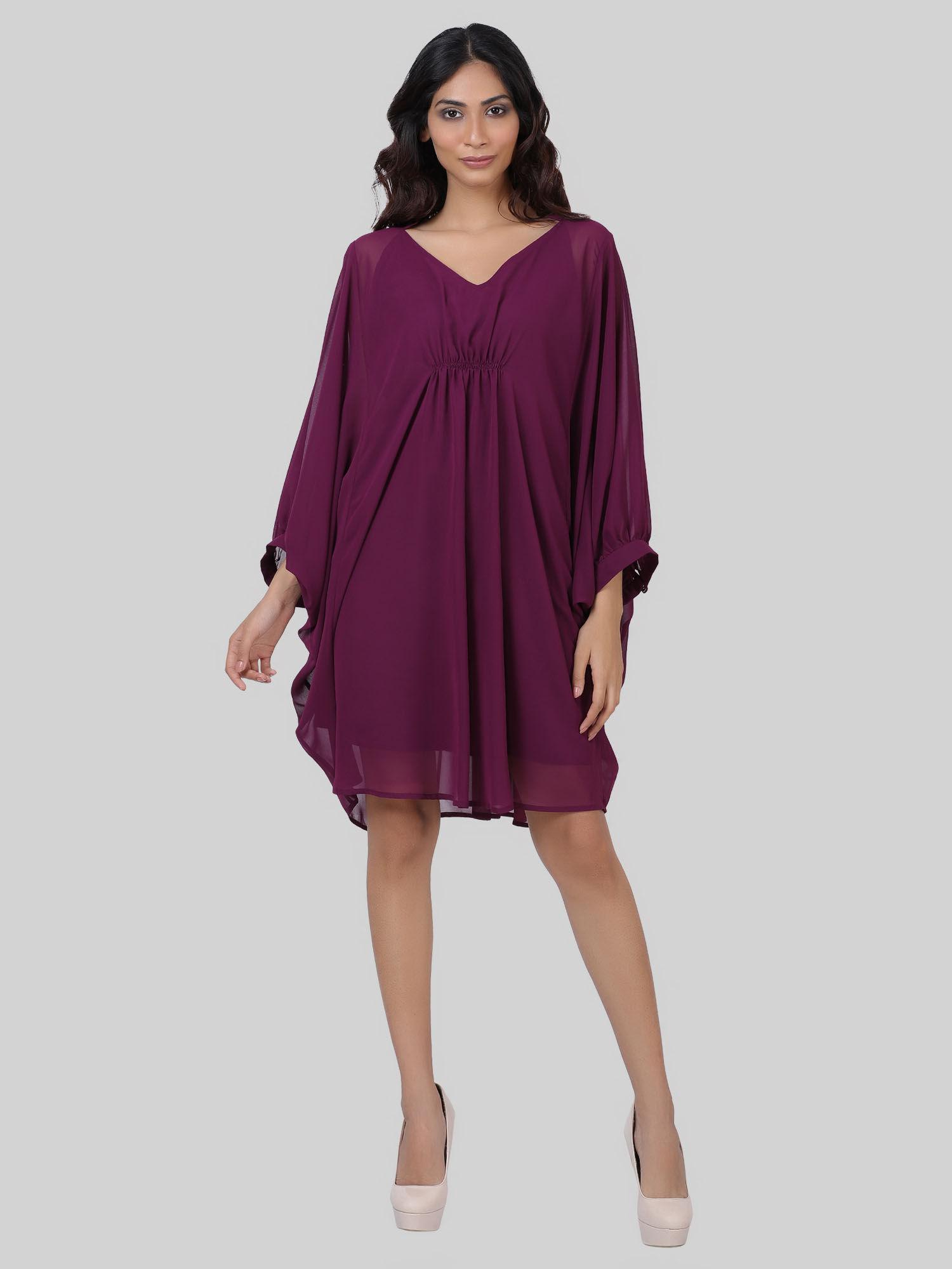 wine anti fit lounge dress