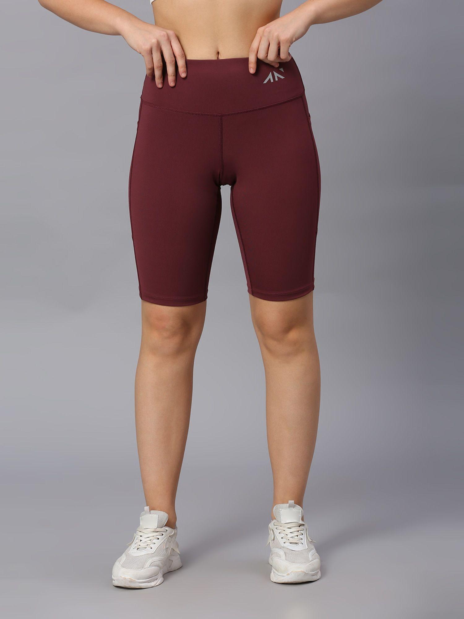 wine elevate cycling shorts