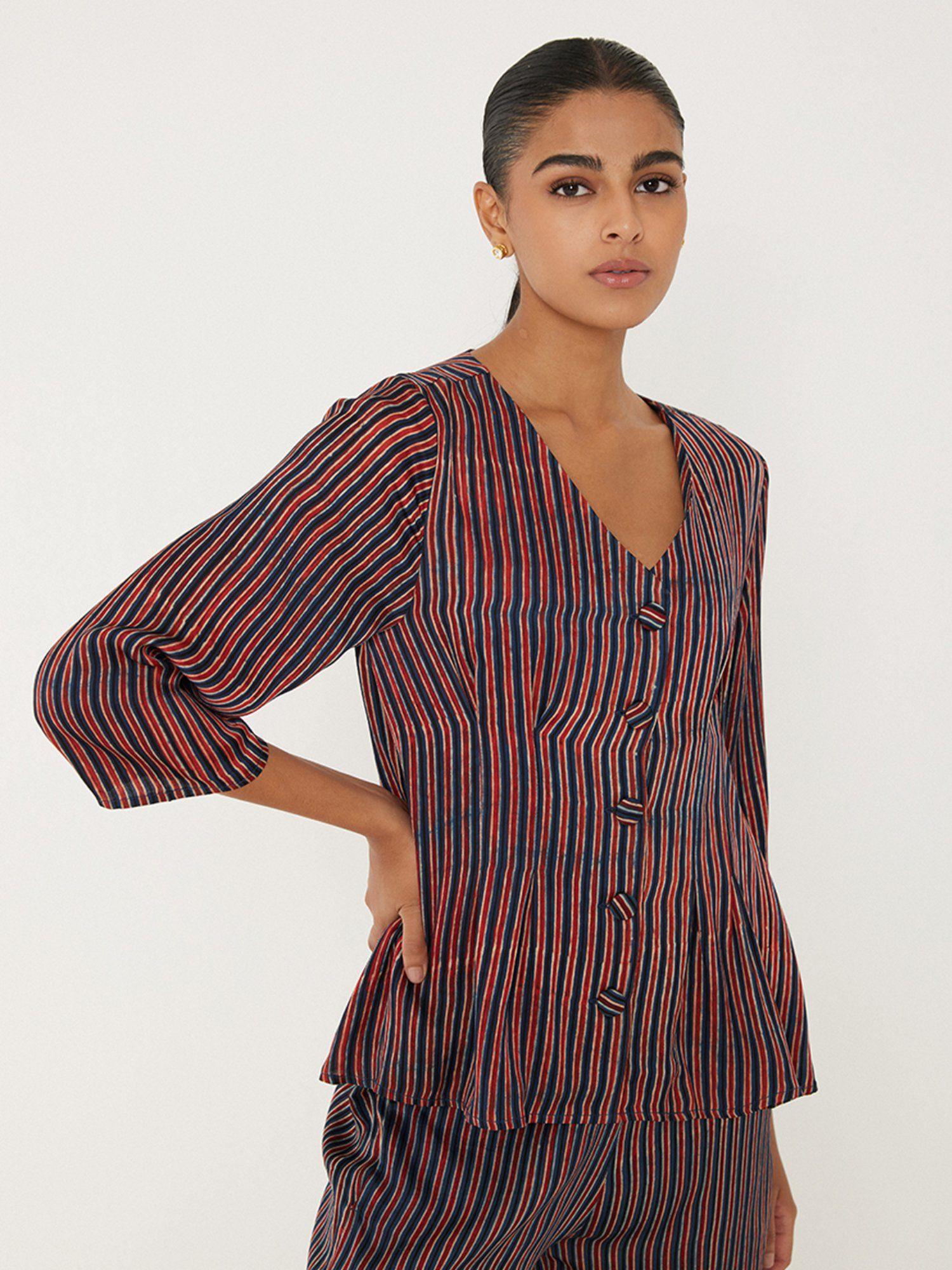 wine stripes straight top