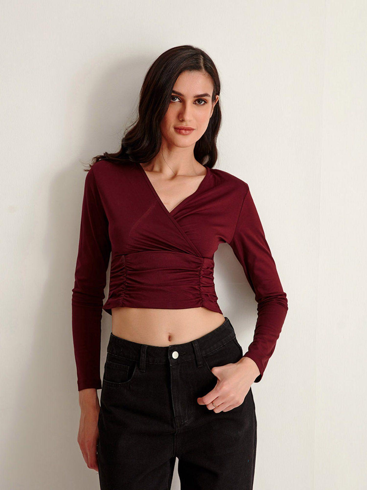 wine yard wrap top