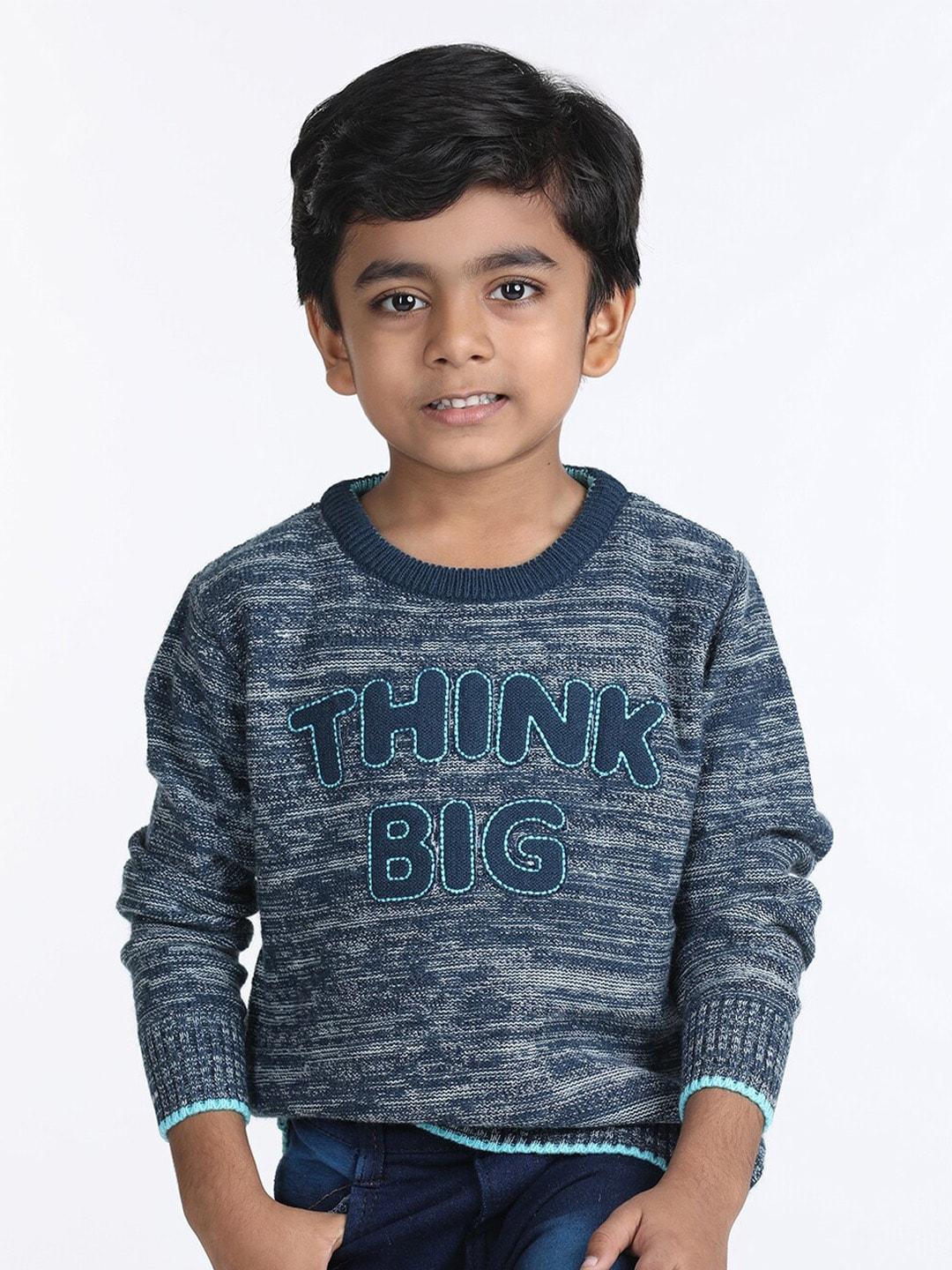 wingsfield boys embroidered pullover with embroidered detail